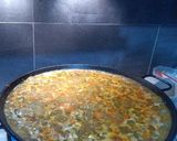 Foto del paso 4 de la receta Paella de magra con champiñones y espárragos Trigueros