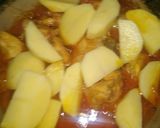 A picture of step 4 of Chicken aloo gravy.