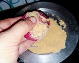 A picture of step 5 of Beetroot Tikki Chat.