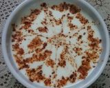 A picture of step 4 of Simple red chilli raaita 😊😊😊.