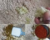 A picture of step 2 of Jowar-Bajri Thalipeeth.