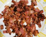 Baconos hagymás nudli recept fázis 1 fotója
