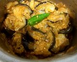 A picture of step 6 of Baigan bujia 🍆🍆🧅.