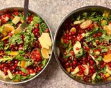 Φωτογραφία βήματος 1 της συνταγής Ρόκα royal salad 💚🥗🥑🍊🍐🍏 σαλάτα με ρόδι, μανταρίνι, ρόκα, αβοκάντο, σαφράν, λωτό, αχλάδι & μήλο