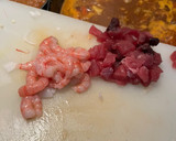 Foto del paso 4 de la receta: Fideuà con atún rojo y gambita ”rota”