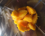 A picture of step 1 of Mango smoothie.