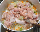 Foto del paso 1 de la receta: Guiso de pollo con lentejas turcas