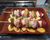 Foto del paso 8 de la receta: Brochetas de pollo al horno