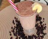 A picture of step 2 of Blackberry banana vanilla soy smoothie.