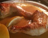 Foto del paso 7 de la receta Muslos de Pollo al horno con espécies Barbacoa, Limón y Brandy
