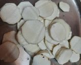 A picture of step 1 of Arbi chips.