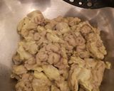 A picture of step 3 of Brain masala /magaz fry.