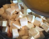 A picture of step 4 of Celeriac braised in Orange Juice.