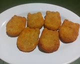 Foto langkah ke 15 dari resep Nugget ikan kakap mozzarella karakter beruang.