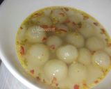 Foto langkah ke 3 dari resep Cilok Kuah Bumbu Cacah Asam Pedas.