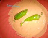A picture of step 2 of Mirch pakora😋مرچ پکوڑہ 😋.