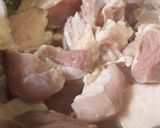 A picture of step 2 of Dal gosht.