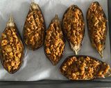 Foto del paso 4 de la receta Berenjenas rellenas de carne picada