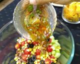 A picture of step 3 of Mexican nachos salad.