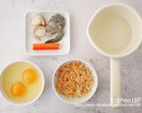 干貝海鮮蒸蛋_電鍋料理的食譜步驟1照片