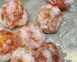 A picture of step 8 of Cured egg yolk.
