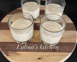 A picture of step 5 of Semolina pudding with date and tahini puree:.