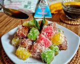 Foto langkah ke 9 dari resep Cenil Singkong Warna-Warni.