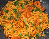 Foto langkah ke 5 dari resep Creamy Shrimp Pasta.