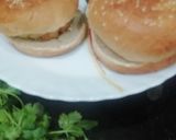 A picture of step 6 of Crispie Poha Potato Tikki Burger.