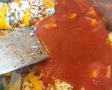 A picture of step 3 of My low carb/keto turkey lasagne.