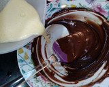 Foto del paso 3 de la receta: Tarta brownie con mousse de Cassis
