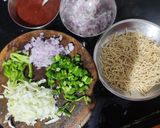 A picture of step 1 of Chinese Bhel.