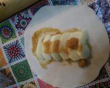 Foto del paso 2 de la receta: Trenzas de fruta y dulce con tapas de empanadas🍏🍎🍌