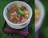 Foto langkah ke 4 dari resep Sop buntut goreng ala bunda jkb.