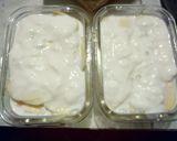 Hình bước làm 5 của món Overnight oat - Sữa chua yến mạch táo chuối