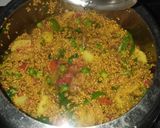 A picture of step 5 of Vegetable daliya.
