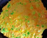 A picture of step 1 of Oats Chilla.