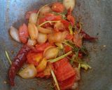 A picture of step 4 of Healthy Raagi Dosa with spicy Tomato chutney.