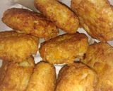 รูปขั้นตอนการทำที่ 8 ของ โครเกตต์ไก่ (Chicken Croquettes)