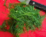 A picture of step 3 of Mackerel and dill pasta.