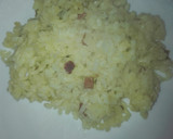 Foto del paso 5 de la receta: Arroz con taquitos de jamón serrano y cúrcuma