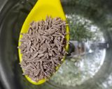 A picture of step 3 of Fish Pollichathu.