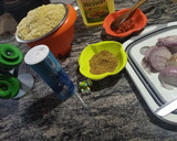 A picture of step 1 of Herbed Steamed Rice.