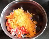 A picture of step 1 of Moong sprouts salad.