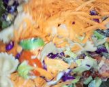A picture of step 3 of Bow Tie Pasta Salad.