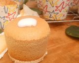 Foto langkah ke 10 dari resep Taro Hokkaido Chiffon Cupcake.