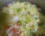 A picture of step 4 of Chicken soup.