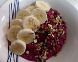 Foto del paso 4 de la receta: Avena con beterraga