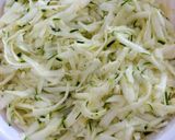 Cukkini palacsinta, fűszeres avokádó töltelékkel recept fázis 1 fotója