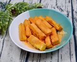 Hình bước làm 9 của món Khoai Lang Chiên Lắc Phô Mai